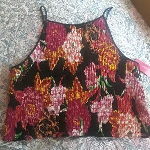 Smocked Crop Top Tank